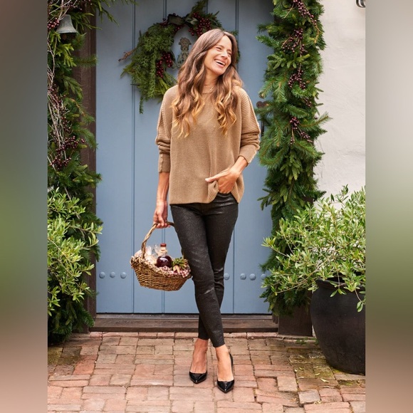 Frank & Eileen Denim - Frank & Eileen Sligo Skinny Jean Gold Glitter Wax Size 28 NWOT